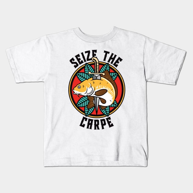 Seize the Carpe Kids T-Shirt by Woah_Jonny